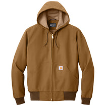 Carhartt Men's Carhartt Brown Tall Thermal-Lined Duck Active Jacket