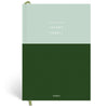 Papier Green/Dark Green Colorblock Daily Planner