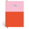 Papier Pink/Red Colorblock Dotted Notebook