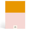 Papier Pink/Mustard Colorblock Lined Notebook