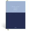 Papier Blue/Navy Colorblock Wellness Journal