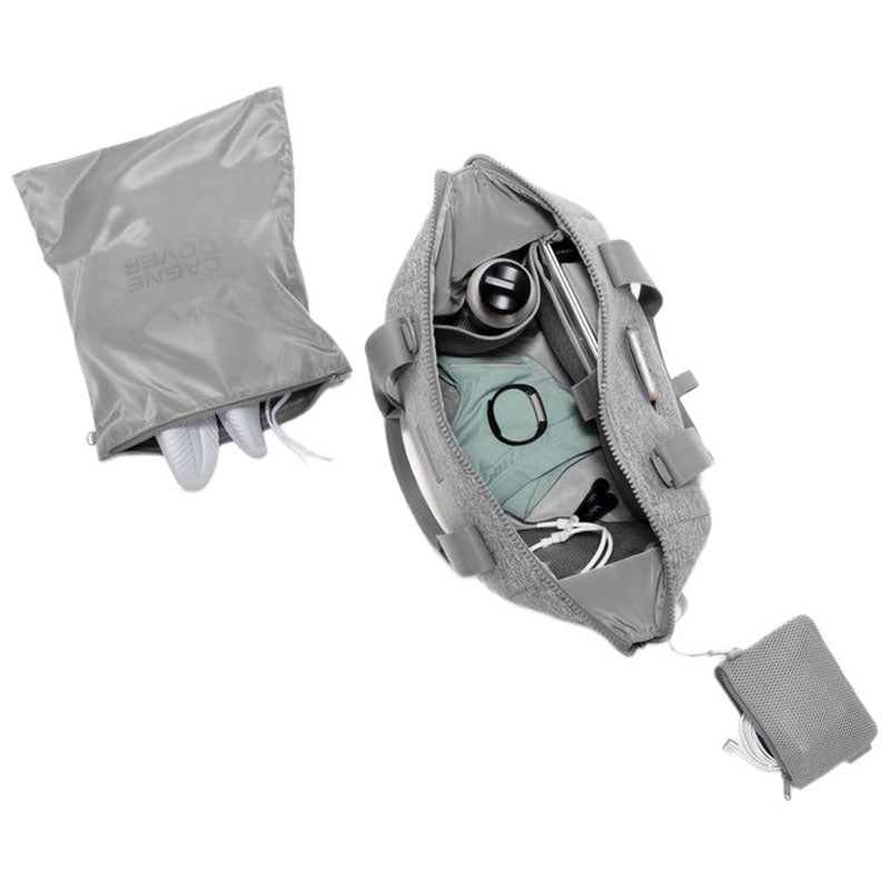Dagne Dover Heather Grey Landon Neoprene Carryall Bag - Medium