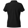 Devon & Jones Women's Black CrownLux Performance Windsor Welded Polo