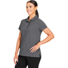 Devon & Jones Women's Graphite CrownLux Performance Windsor Welded Polo