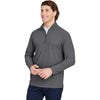 Devon & Jones Men's Graphite CrownLux Performance Windsor Welded Quarter-Zip