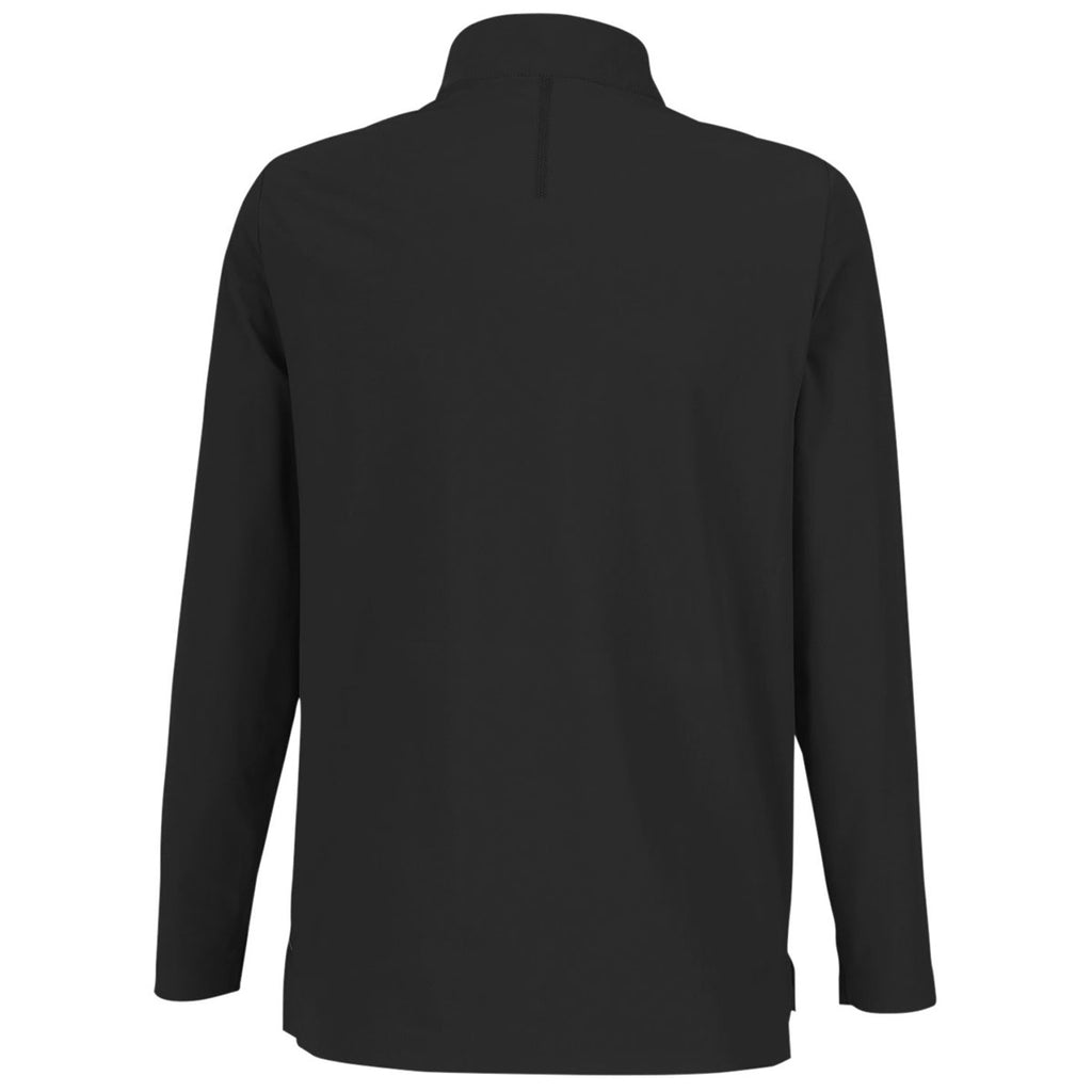 Devon & Jones Women's Black CrownLux Performance Windsor Welded Quarter-Zip