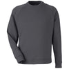 Devon & Jones Men's Black Melange Charleston Pullover