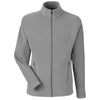 Devon & Jones Men's Graphite CrownLux Performance Fleece Full-Zip