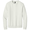 District Men's White Onyx Perfect Weight Fleece Crew