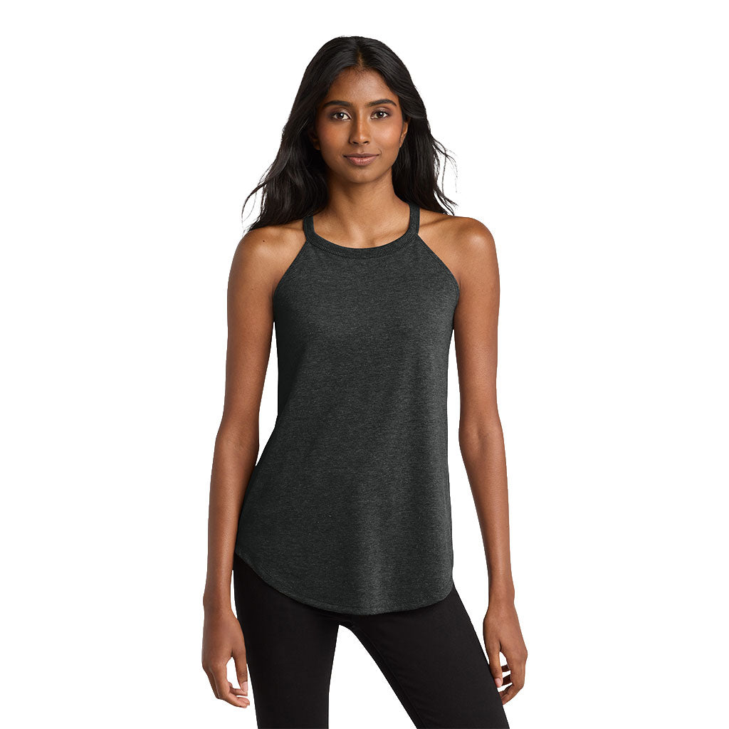 District Women's Black Frost Perfect Tri Rocker Tank