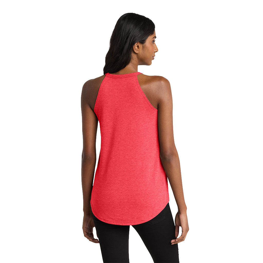District Women's Red Frost Perfect Tri Rocker Tank