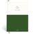 Papier Dark Green Demi Calendar Year Planner