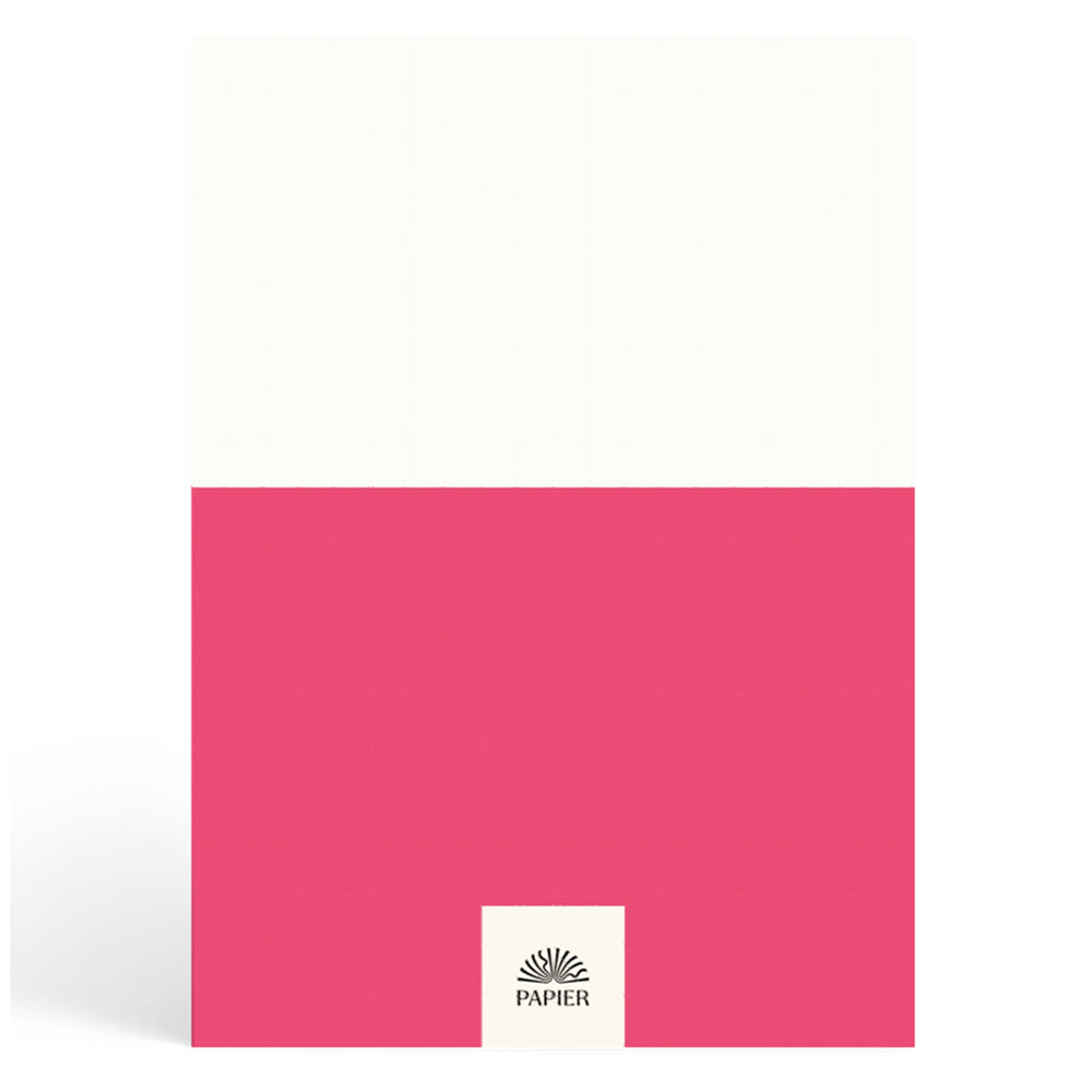 Papier Bright Pink Demi Plain Notebook