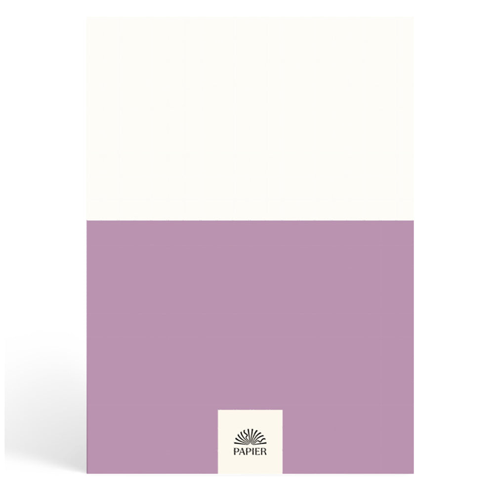 Papier Mauve Demi Plain Notebook