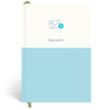 Papier Mid Blue Demi Plain Notebook