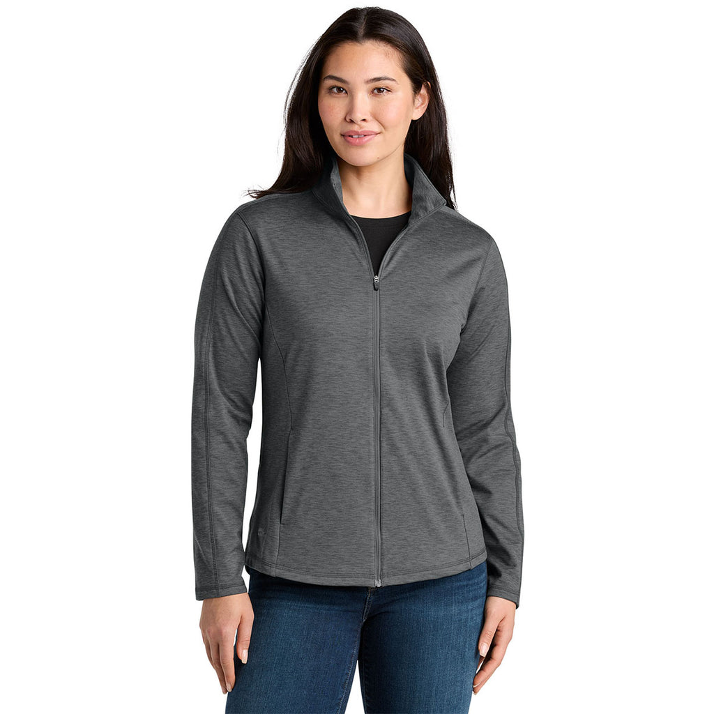 Eddie Bauer Women's Metal Grey Heather Adventurer Full Zip