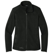 Eddie Bauer Women's Black Full-Zip Fleece Jacket