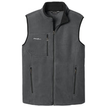 Eddie Bauer Men's Grey Steel Fleece Vest