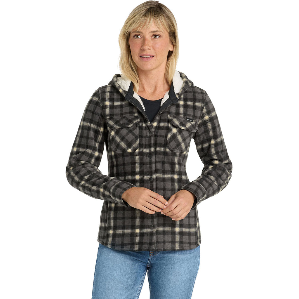 Eddie Bauer Women's Grey Steel/Bone Woodland Shirt Jac