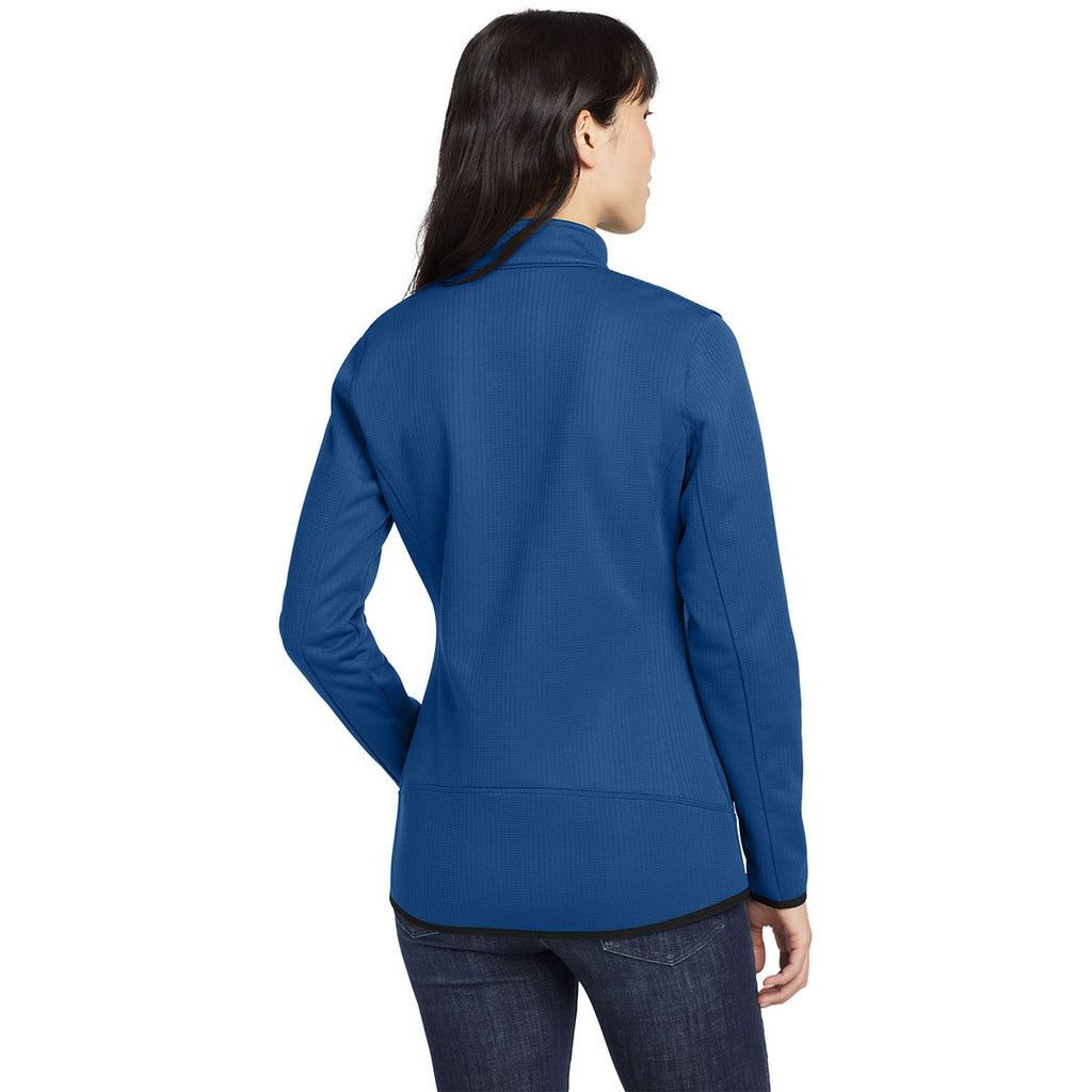 Eddie Bauer Women's Cobalt Blue Dash Full-Zip Fleece Jacket