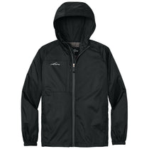 Eddie Bauer Men's Black Packable Wind Jacket