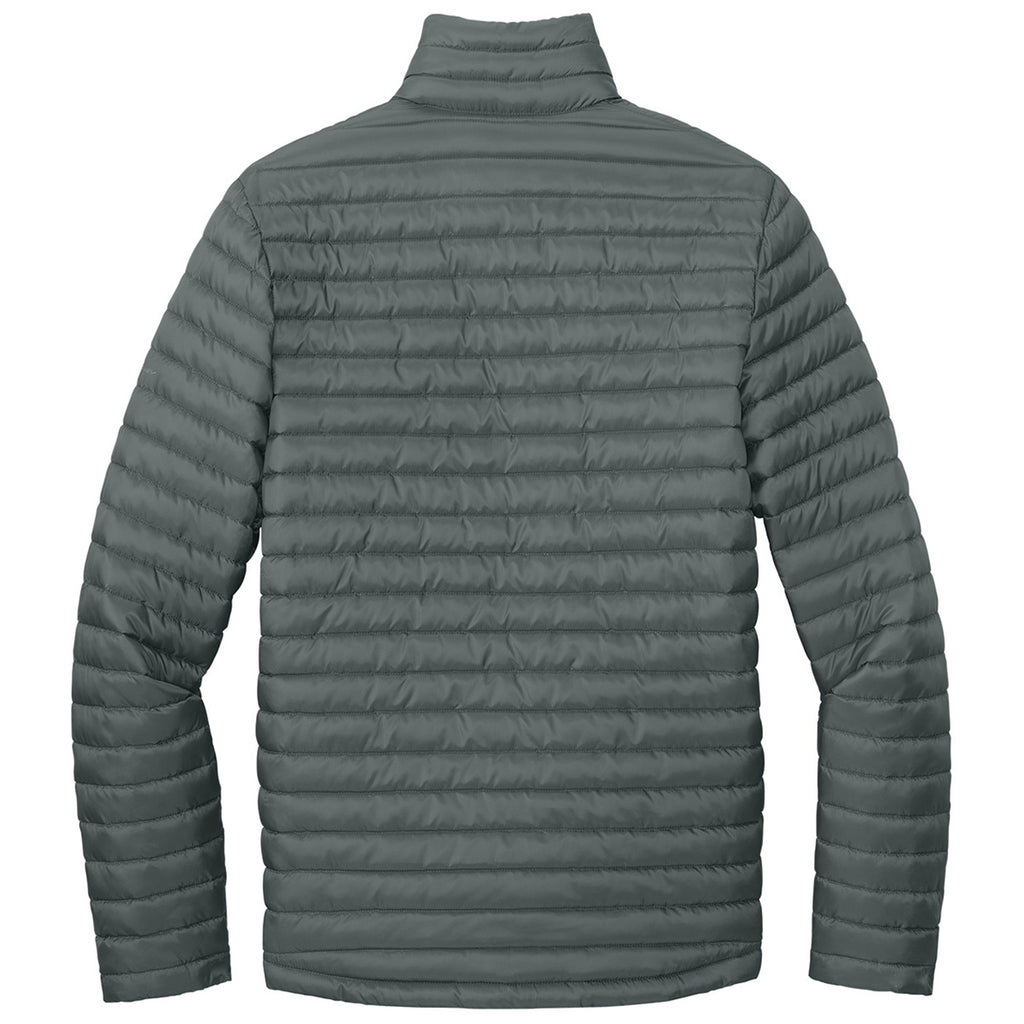 Eddie Bauer Men's Metal Grey Packable Quilted Full-Zip