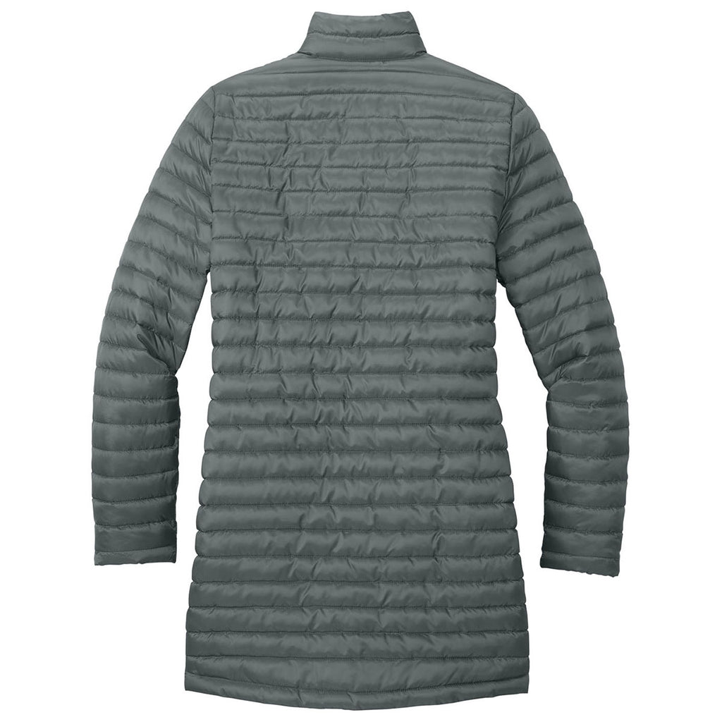 Eddie Bauer Women's Metal Grey Packable Quilted Full-Zip