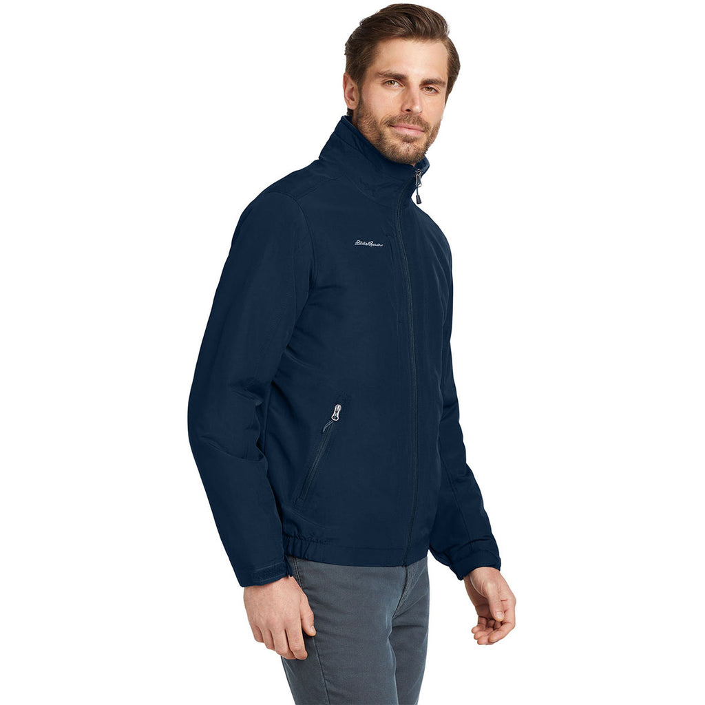 Eddie Bauer Men's River Blue Fleece-Lined Jacket