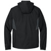 Eddie Bauer Men's Black/Steel Grey Rain Jacket