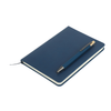 Logomark Navy Manhattan II Gift Set w/Magnetic Journal & Recycled Pen