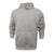 BAW Men's Heather Grey Pullover Fleece Hooded