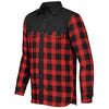 Stormtech Men's Black/Red Plaid Logan Thermal Long Sleeve Shirt