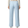 American Apparel Women's Powder Blue French Terry Wide Leg Pants