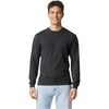 Gildan Unisex Pitch Black Mist Softstyle CVC Long Sleeve T-Shirt