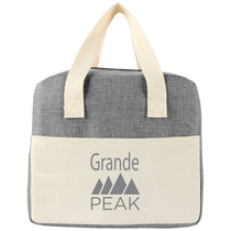 Logomark Grey Nika 6-Can Lunch Cooler