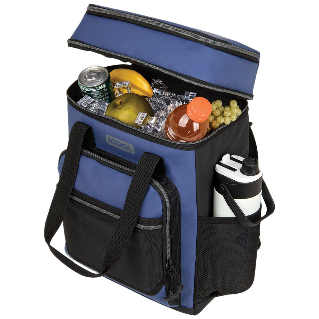 iCOOL Navy 24-Can Pinecrest Cooler Backpack
