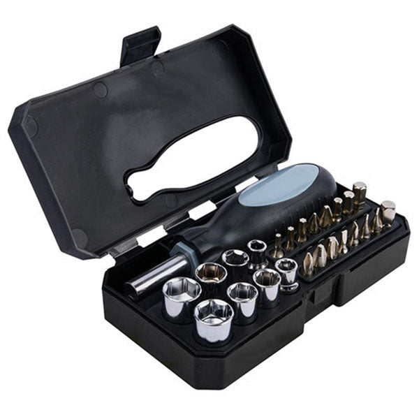 Logomark Black Raymond 25-Piece Screwdriver Tool Set