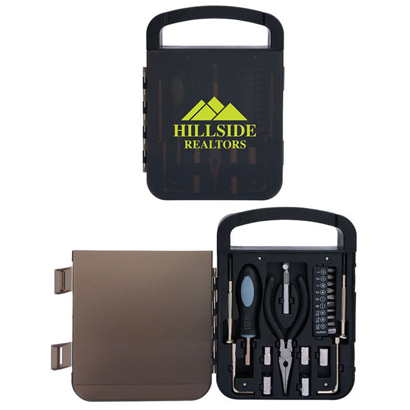 Logomark Black Samuel 22-Piece Home Tool Set