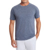 Holderness & Bourne Men's Heathered Navy The Pickett Performance T-Shirt