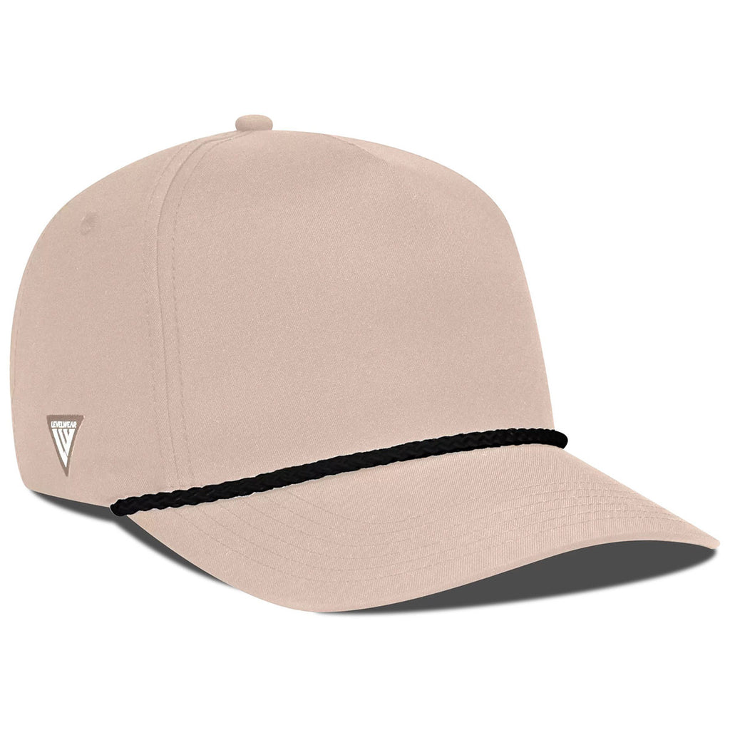 Levelwear Sand/Black Gambit Recycled Rope Hat