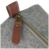 Heritage Gear Grey/Tan Wool Dopp Kit