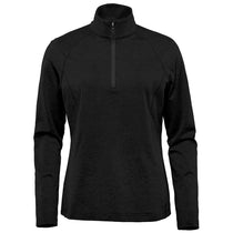 Stormtech Women's Black Treeline Performance 1/4 Zip Pullover