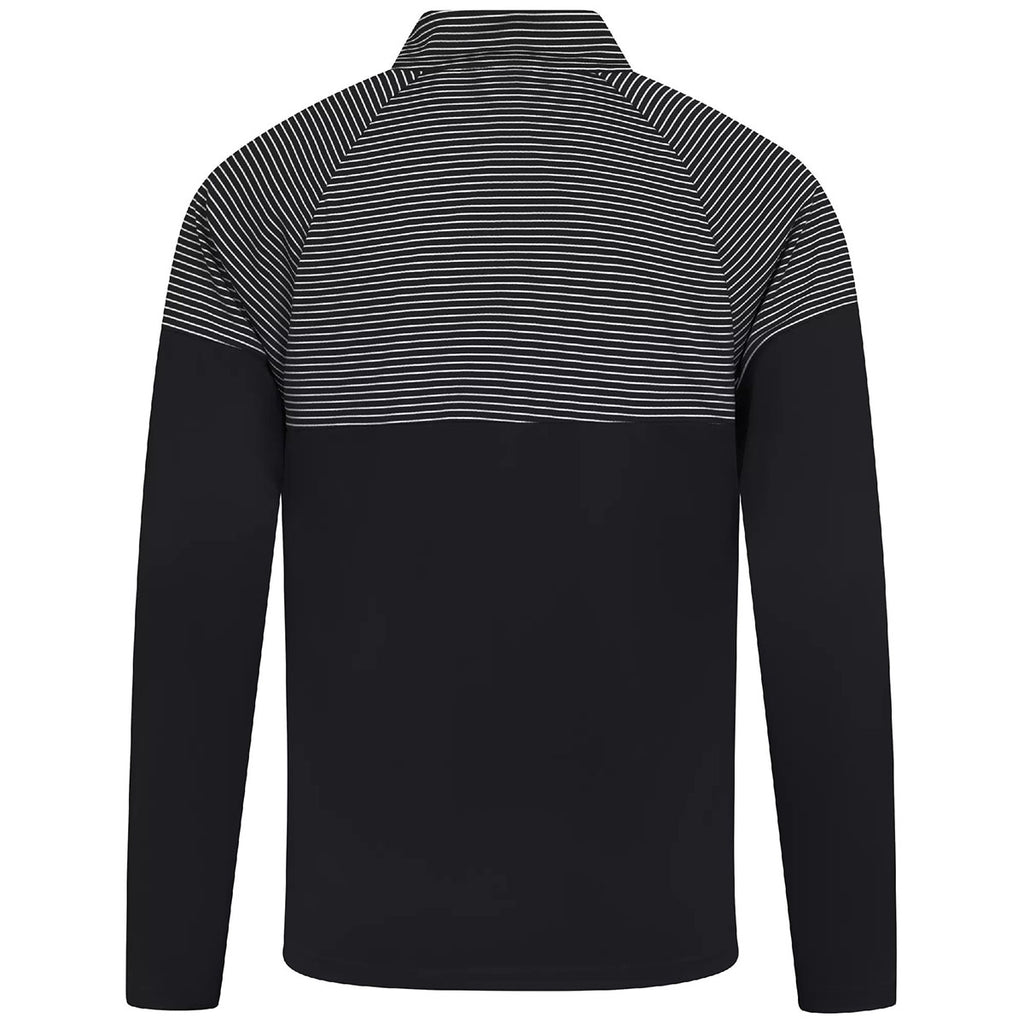 Levelwear Men's Black Classic Stripes Pullover