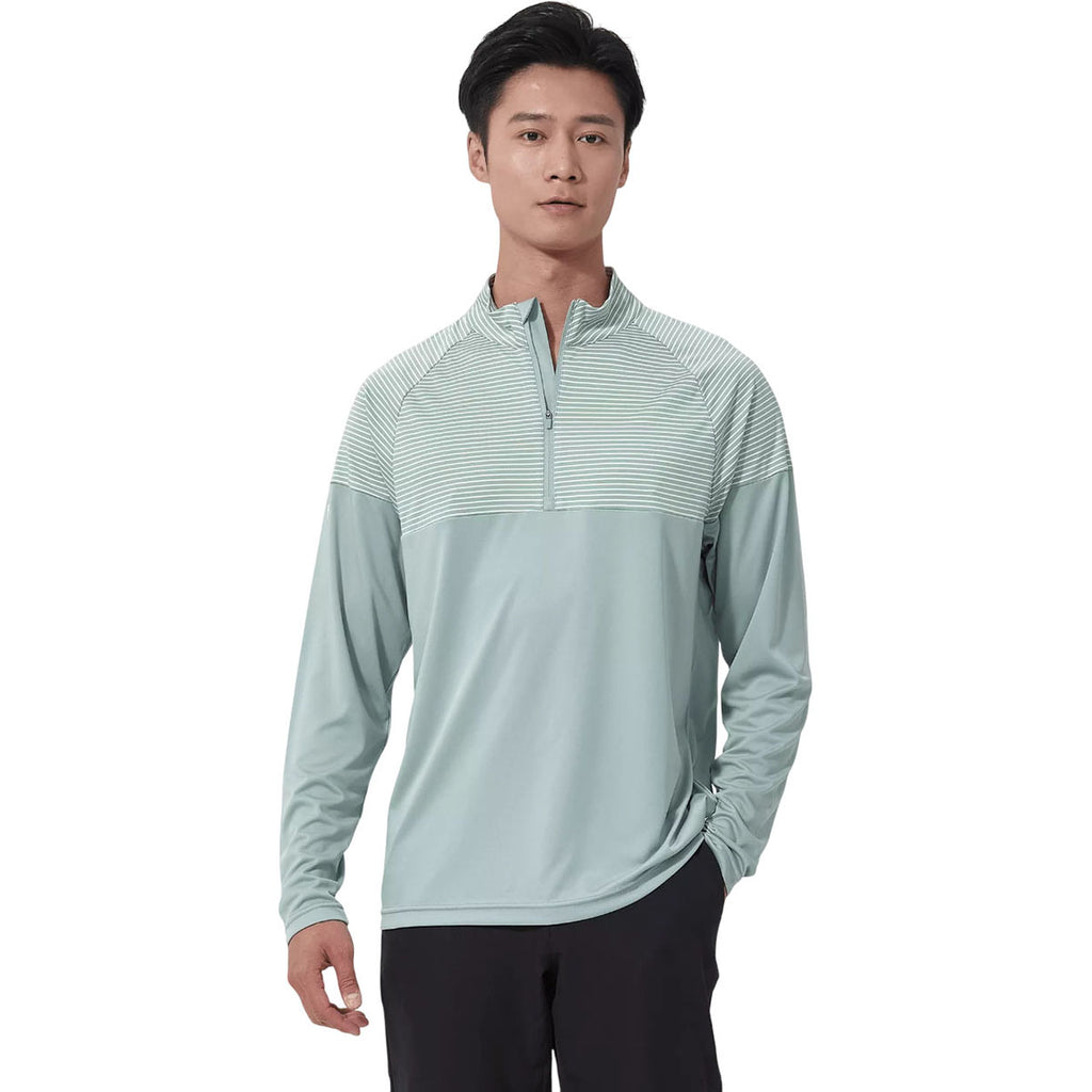 Levelwear Men's Eucalyptus Classic Stripes Pullover