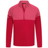 Levelwear Men's Flame Red Classic Stripes Pullover