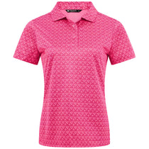 Levelwear Women's Deep Pink System Polo