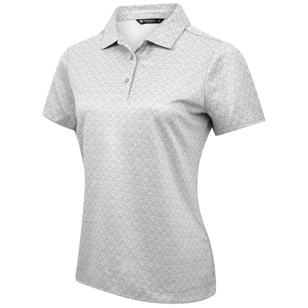 Levelwear Women's White System Polo
