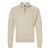 J. America Unisex Oatmeal Triblend Fleece Quarter-Zip