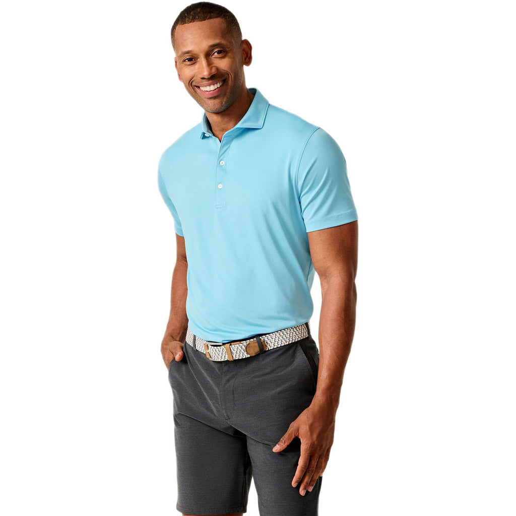 Johnnie-O Men's Mahalo Birdie Solid Jersey Performance Polo