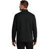 Port Authority Men's Deep Black Wearever Signature Double Pique 1/4-Zip